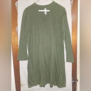 Zenana Olive V-Neck Top